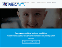 Tablet Screenshot of fundavita.org.ar
